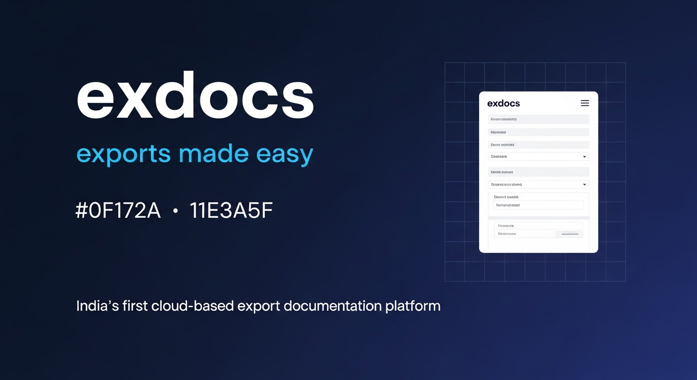 ExDocs — AI-Powered Cloud Export Documentation Software
